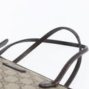 GUCCI GG Supreme Tote Bag PVC Leather Beige Gold 353440 Auth 145287-8