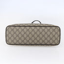 GUCCI GG Supreme Tote Bag PVC Leather Beige Gold 353440 Auth 145287-5