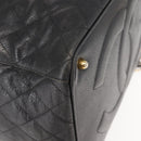 CHANEL Matelasse Backpack Caviar Skin Black Gold CC Auth 145289-16