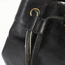 CHANEL Matelasse Backpack Caviar Skin Black Gold CC Auth 145289-10