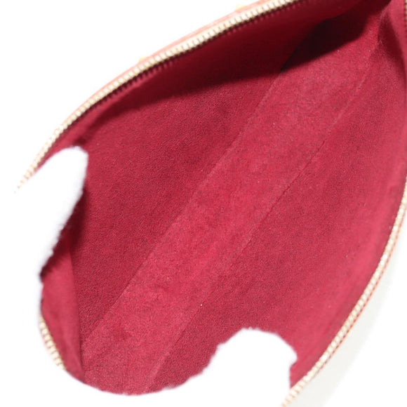 LOUIS VUITTON Multicolor Pochette Accessoires Pouch White M92649 LV Auth 145300V