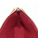 LOUIS VUITTON Multicolor Pochette Accessoires Pouch White M92649 LV Auth 145300V-25