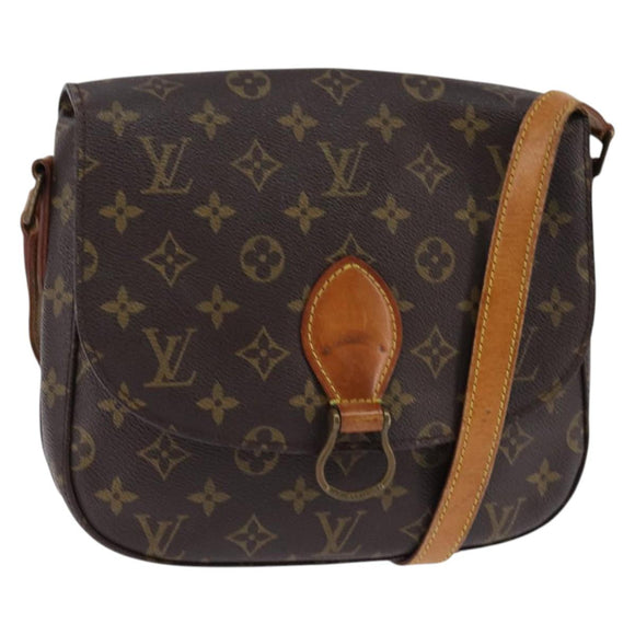 LOUIS VUITTON Monogram Saint Cloud GM Shoulder Bag M51242 LV Auth 145302