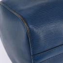 LOUIS VUITTON Epi Speedy 25 Hand Bag Toledo Blue M43015 LV Auth 145306-8