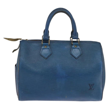 LOUIS VUITTON Epi Speedy 25 Hand Bag Toledo Blue M43015 LV Auth 145306 - 0