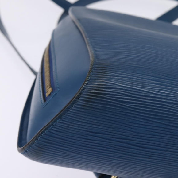 LOUIS VUITTON Epi Mabillon Backpack Blue M52235 LV Auth 145307