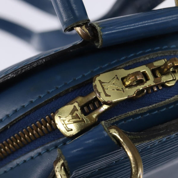 LOUIS VUITTON Epi Mabillon Backpack Blue M52235 LV Auth 145307