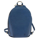 LOUIS VUITTON Epi Mabillon Backpack Blue M52235 LV Auth 145307-13