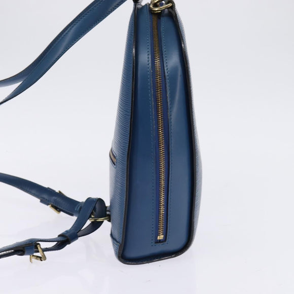LOUIS VUITTON Epi Mabillon Backpack Blue M52235 LV Auth 145307