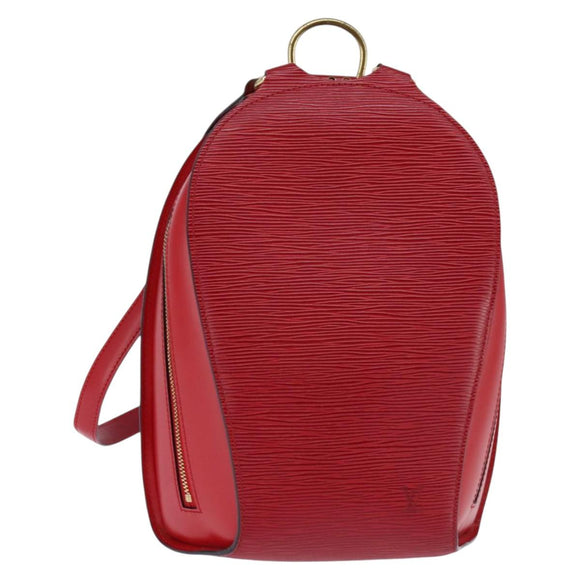 LOUIS VUITTON Epi Mabillon Backpack Castilian Red M52237 LV Auth 145308A