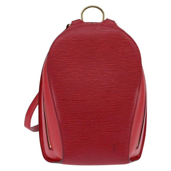 LOUIS VUITTON Epi Mabillon Backpack Castilian Red M52237 LV Auth 145308