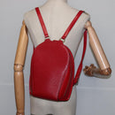 LOUIS VUITTON Epi Mabillon Backpack Castilian Red M52237 LV Auth 145308A-21