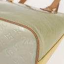 LOUIS VUITTON Monogram Vernis Houston Hand Bag Gris M91053 LV Auth 145309-15