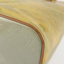 LOUIS VUITTON Monogram Vernis Houston Hand Bag Gris M91053 LV Auth 145309-10