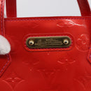 LOUIS VUITTON Monogram Vernis Wilshire Boulevard Bag Rose Pop M93643 Auth 145310-17