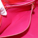 LOUIS VUITTON Monogram Vernis Wilshire Boulevard Bag Rose Pop M93643 Auth 145310-11