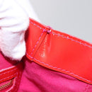 LOUIS VUITTON Monogram Vernis Wilshire Boulevard Bag Rose Pop M93643 Auth 145310-12