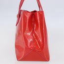 LOUIS VUITTON Monogram Vernis Wilshire Boulevard Bag Rose Pop M93643 Auth 145310-4