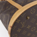 LOUIS VUITTON Monogram Bucket GM Shoulder Bag M42236 LV Auth 145314-15