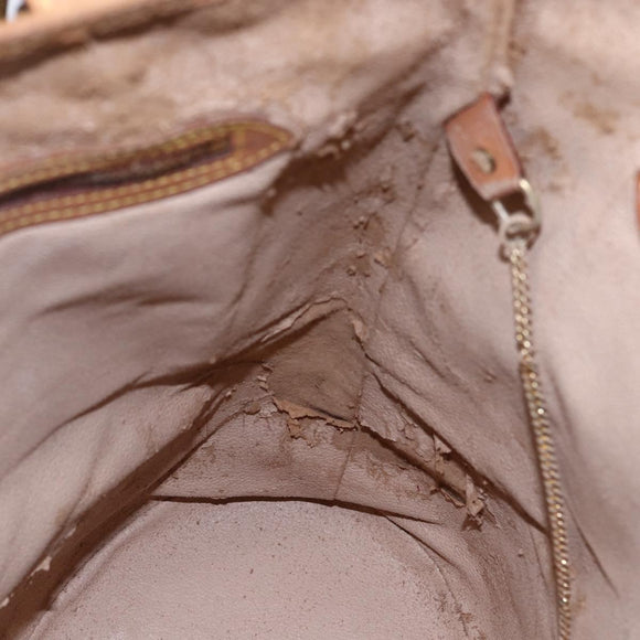 LOUIS VUITTON Monogram Bucket GM Shoulder Bag M42236 LV Auth 145314