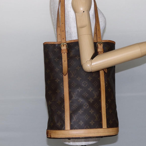 LOUIS VUITTON Monogram Bucket GM Shoulder Bag M42236 LV Auth 145314