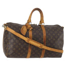 LOUIS VUITTON Monogram Keepall Bandouliere 45 Boston Bag M41418 LV Auth 145316-1
