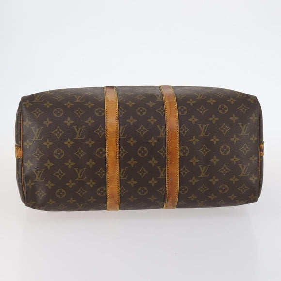 LOUIS VUITTON Monogram Keepall Bandouliere 45 Boston Bag M41418 LV Auth 145316