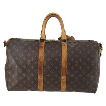 LOUIS VUITTON Monogram Keepall Bandouliere 45 Boston Bag M41418 LV Auth 145316 - 0