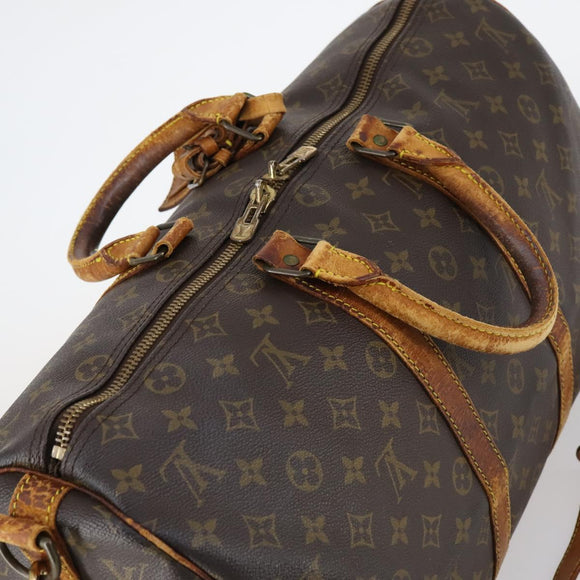 LOUIS VUITTON Monogram Keepall Bandouliere 45 Boston Bag M41418 LV Auth 145316