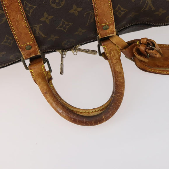 LOUIS VUITTON Monogram Keepall Bandouliere 45 Boston Bag M41418 LV Auth 145316