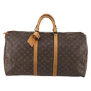 LOUIS VUITTON Monogram Keepall 55 Boston Bag M41424 LV Auth 145318-13