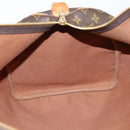 LOUIS VUITTON Monogram Keepall 55 Boston Bag M41424 LV Auth 145318-23