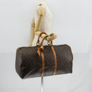 LOUIS VUITTON Monogram Keepall 55 Boston Bag M41424 LV Auth 145318-24