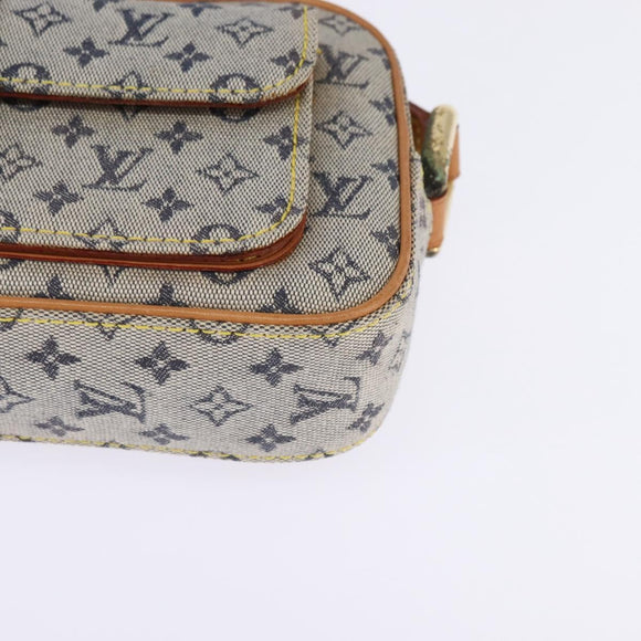 LOUIS VUITTON Monogram Mini Juliet MM Shoulder Bag Blue M92004 LV Auth 145320