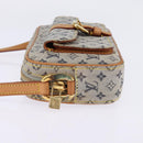 LOUIS VUITTON Monogram Mini Juliet MM Shoulder Bag Blue M92004 LV Auth 145320-3