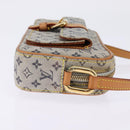 LOUIS VUITTON Monogram Mini Juliet MM Shoulder Bag Blue M92004 LV Auth 145320-4