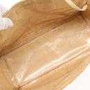 CHANEL Camelia Tote Bag Raffia Beige Gold CC Auth 145323-16