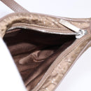 LOUIS VUITTON Monogram Satin Little Boulogne Hand Bag Beige M92143 Auth 145324-18