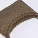 LOUIS VUITTON Monogram Satin Little Boulogne Hand Bag Beige M92143 Auth 145324-6