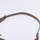 LOUIS VUITTON Monogram Satin Little Boulogne Hand Bag Beige M92143 Auth 145324-8