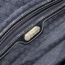 FENDI Zucca Canvas Boston Tas PVC Zwart Bruin Auth 145332-18