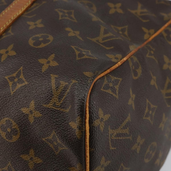 LOUIS VUITTON Monogram Sac Souple 35 Boston Bag M41626 LV Auth 145333