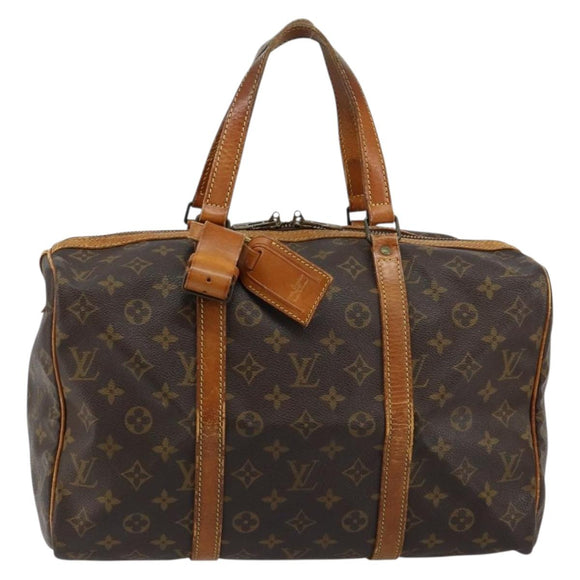 LOUIS VUITTON Monogram Sac Souple 35 Boston Bag M41626 LV Auth 145333