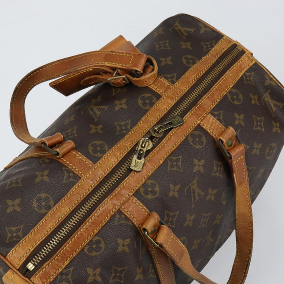LOUIS VUITTON Monogram Sac Souple 35 Boston Bag M41626 LV Auth 145333