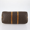 LOUIS VUITTON Monogram Keepall Bandouliere 55 Boston Bag M41414 LV Auth 145334-5