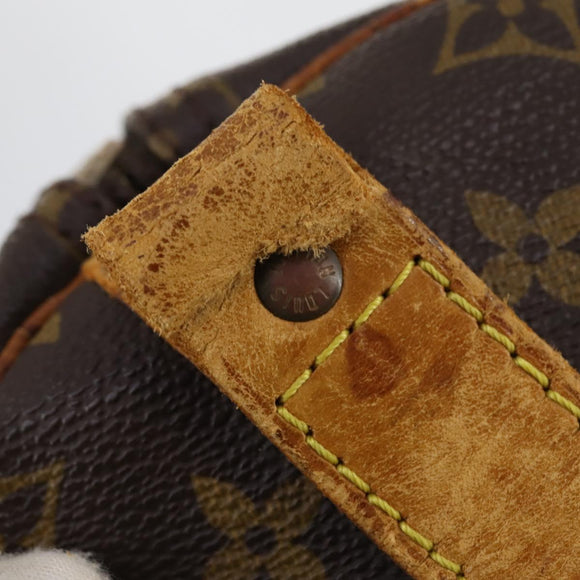 LOUIS VUITTON Monogram Keepall Bandouliere 55 Boston Bag M41414 LV Auth 145334