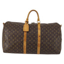 LOUIS VUITTON Monogram Keepall Bandouliere 55 Boston Bag M41414 LV Auth 145334-13