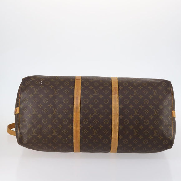 LOUIS VUITTON Monogram Keepall Bandouliere 60 Boston Bag M41412 LV Auth 145336