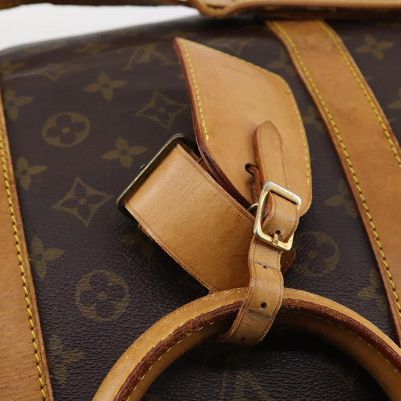 LOUIS VUITTON Monogram Keepall Bandouliere 60 Boston Bag M41412 LV Auth 145336
