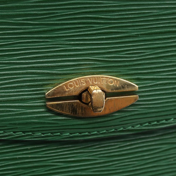 LOUIS VUITTON Epi Malesherbes Hand Bag Green M52374 LV Auth 145346